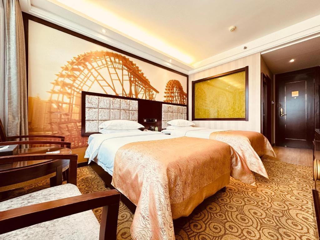 Lanzhou Hualian Hotel Exterior foto